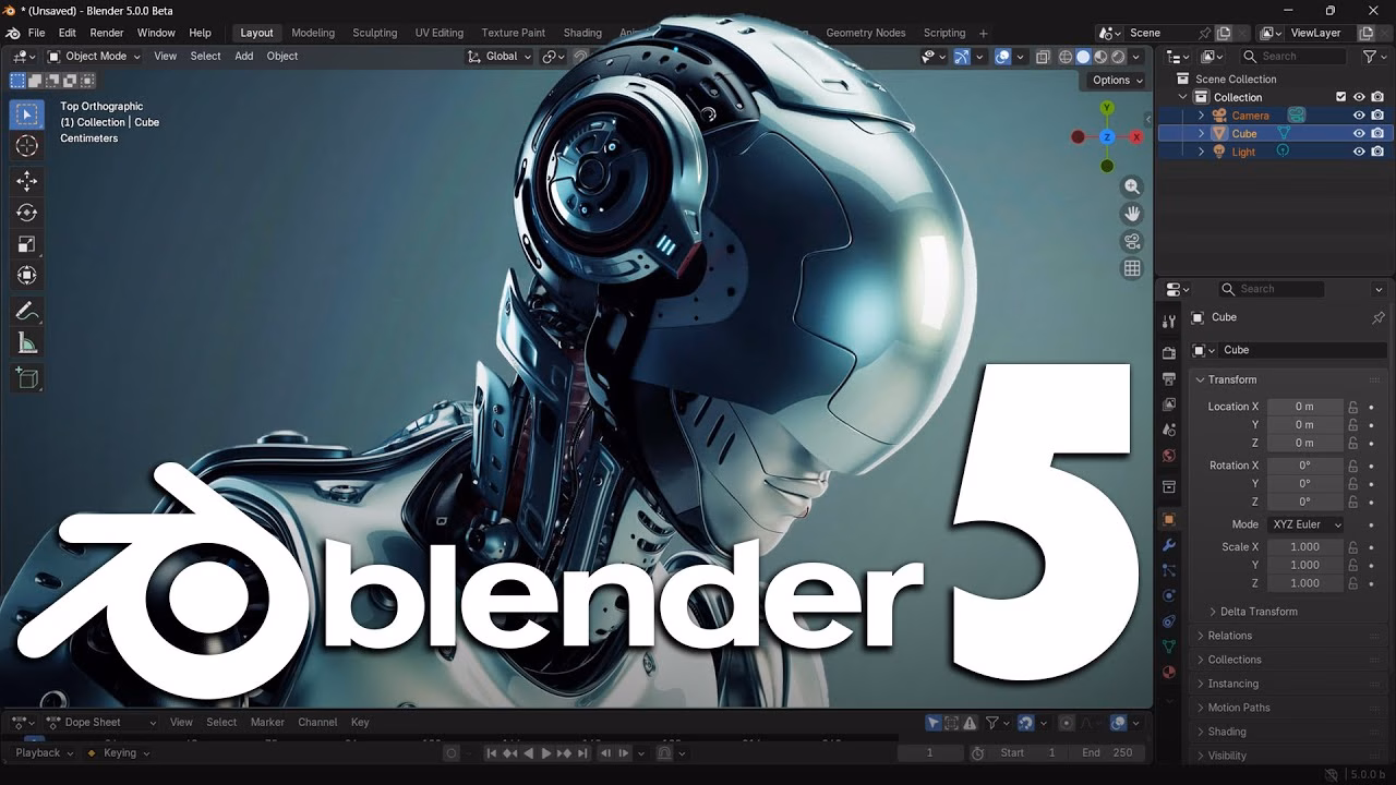 Blender 5.0-ის რელიზი